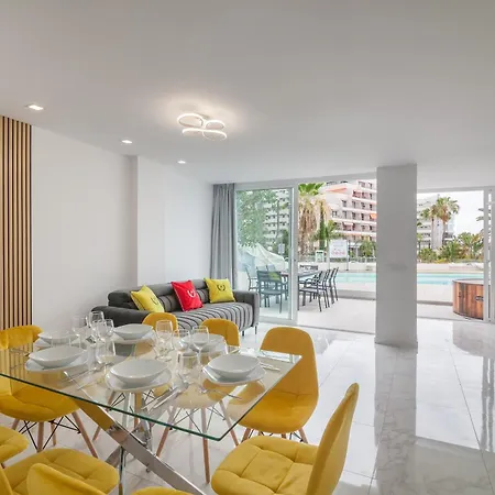 Ponderosa Next To The Pool With Big Terraces Close To The And Siam Park Appartement Playa Feñabe