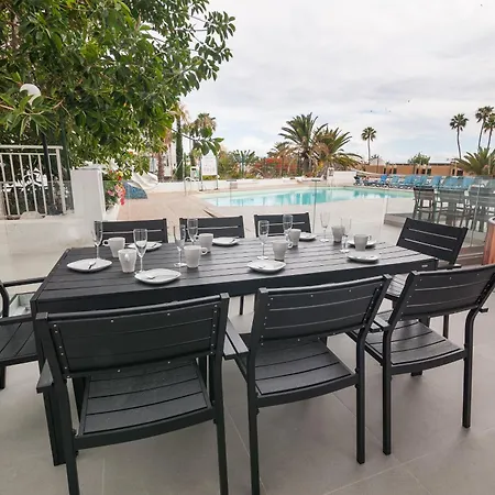 Ponderosa Next To The Pool With Big Terraces Close To The And Siam Park Apartment Playa Fanabe