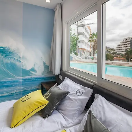 Ponderosa Next To The Pool With Big Terraces Close To The And Siam Park Apartment Playa Fanabe