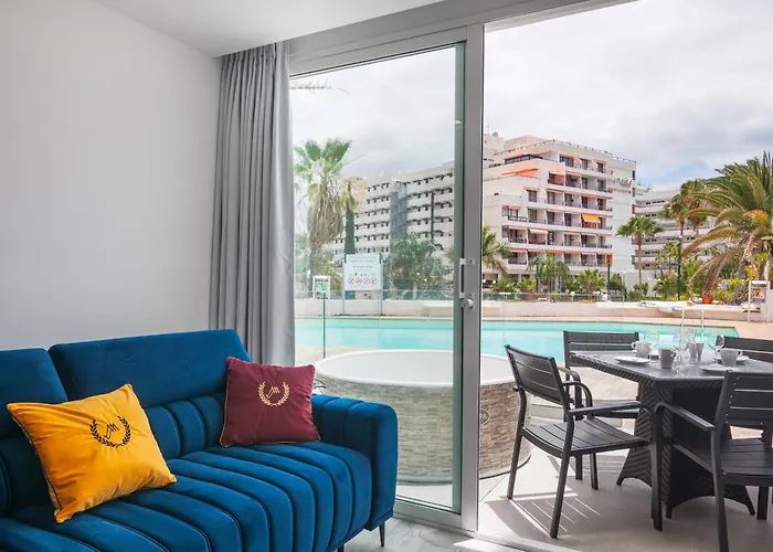 Ponderosa Next To The Pool With Big Terraces Close To The And Siam Park Apartamento *